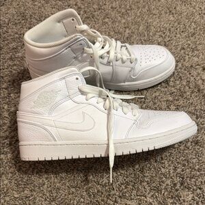 Nike Air Jordan White Sneakers 9.5 Men